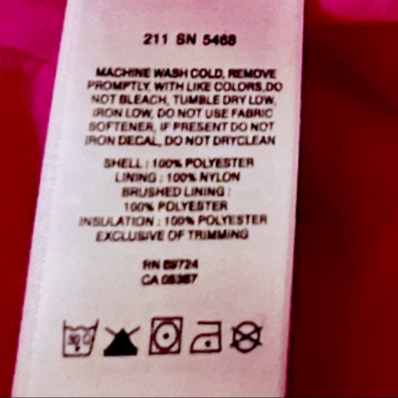 Columbia Pink Thermal Coat 6 Mos - Picture 4 of 10